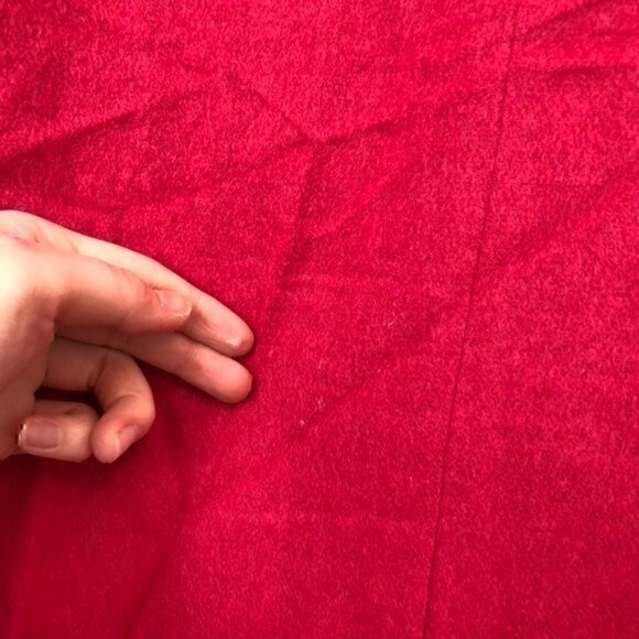 NWOT LEITH Single Button Long Jacket Pink WOOL Lightweight Fall Spring Coat S - Picture 12 of 14